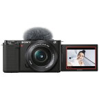 ソニー｜SONY VLOGCAM ZV-E10L パワーズームレンズキット ミラーレス一眼カメラ ブラック [ズームレンズ]