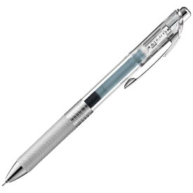 ぺんてる｜Pentel ENERGEL infree(エナージェル インフリー) ボールペン クリア(インク色：ラフグレー) BLN74TL-N2 [0.4mm]