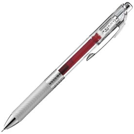 ぺんてる｜Pentel ENERGEL infree(エナージェル インフリー) ボールペン クリア(インク色：バーガンディ) BLN75TL-BG [0.5mm]