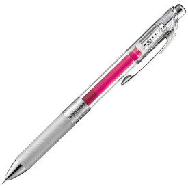 ぺんてる｜Pentel ENERGEL infree(エナージェル インフリー) ボールペン クリア(インク色：ピンク) BL77TL-P [0.7mm]