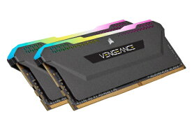 CORSAIR｜コルセア 増設メモリ VENGEANCE RGB PRO SL ブラック CMH32GX4M2E3200C16 [DIMM DDR4 /16GB /2枚]