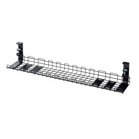 サンワサプライ｜SANWA SUPPLY ケーブル配線トレー ワイヤー Lサイズ 汎用タイプ ブラック CB-CT3BK