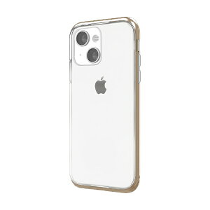 UI�b���[�A�C iPhone 13 �Ή� 6.1inch 2�� INO-LINE INFINITY CLEAR motomo �S�[���h INOINFCL1361GD