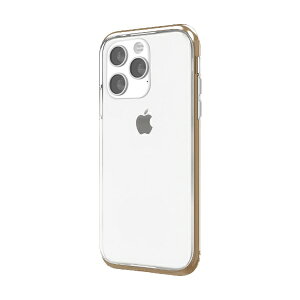 UI�b���[�A�C iPhone 13 �Ή� 6.1inch 2�� INO-LINE INFINITY CLEAR motomo �S�[���h INOINFICL3P61GD