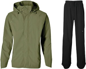 BASIL�b�o�W�� �z�n HOGA UNISEX ���C���X�[�c �㉺�Z�b�g �I���[�u�O���[�� 655336 [���j�Z�b�N�X /M�T�C�Y]