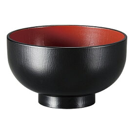 福井クラフト｜Fukui Craft 木調汁椀 黒内朱塗り 30004520 ＜RSW1901＞ [直径約11cm/食洗器対応]【処分品の為、外装不良による返品・交換不可】