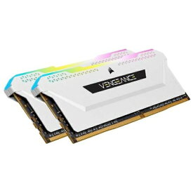 CORSAIR｜コルセア CMH16GX4M2E3200C16W 増設メモリ VENGEANCE RGB PRO SL ホワイト [DIMM DDR4 /8GB /2枚]