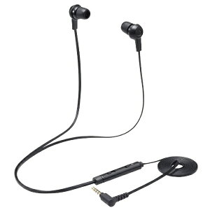 ELECOM�b�G���R�� �w�b�h�Z�b�g �u���b�N HS-EP17TBK [��3.5mm�~�j�v���O /���� /�C���z���^�C�v]