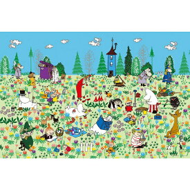 やのまん｜YANOMAN ジグソーパズル 10-1398 ムーミン お花畑のピクニック