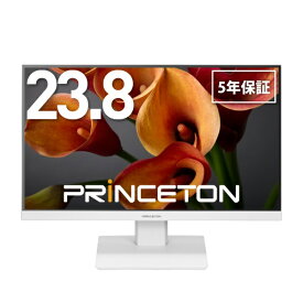 プリンストン｜PRINCETON PCモニター ホワイト PTFWFE-24W [23.8型 /フルHD(1920×1080) /ワイド]