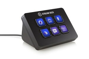 ELGATObGKg kRg[pbhl USB-Aڑ NVbNLCD 6L[ STREAM DECK MINI ubN 10GAI9900-JP