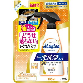 LION｜ライオン CHARMY Magica 一発洗浄スプレー オレンジの香り 詰替 250ml