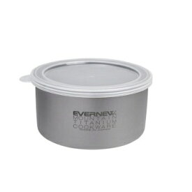 【エントリーで最大全額ポイント還元｜8/22迄】 エバニュー｜EVERNEW Ti Storagepot 560 チタンポットECA613〔アウトドア 調理器具〕