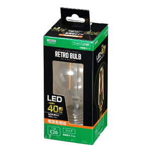 YAZAWA�b���U�� �t�B�������gLED�d�� 40�` E26�@LDA4LGC2 [E26 /��ʓd���` /40W���� /�d���F /1�� /�S�����^�C�v]