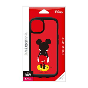 PGA�b�s�[�W�[�G�[ iPhone 13 mini�Ή� 5.4inch �K���X�^�t�P�[�X Premium Style �~�b�L�[�}�E�X PG-DGT21J01MKY