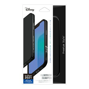 PGA�b�s�[�W�[�G�[ iPhone 13 Pro �Ή� 6.1inch 3�� �A���~�o���p�[ Premium Style �~�b�L�[�}�E�X/�u���b�N PG-DBP21N01MKY
