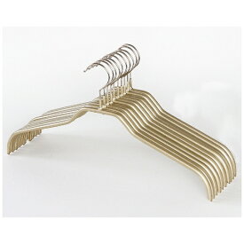 清水産業｜SHIMIZU Industrial マワ・レディースハンガー 10本組 ゴールド 110565