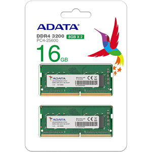 GCf[^bADATA ݃ m[gp AD4S32008G22-DTGN [SO-DIMM DDR4 /8GB /2]