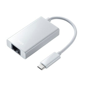 サンワサプライ｜SANWA SUPPLY LAN変換アダプタ [USB-C オス→メス LAN /USB-A] 1Gbps対応(Windows11対応/Mac) ホワイト USB-CVLAN4WN
