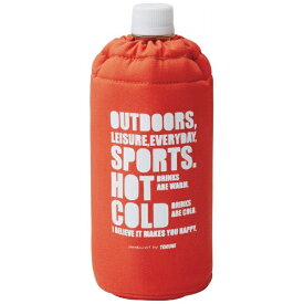 トルネ｜TORUNE ペットボトルカバー500ml用タイポオレンジ　P−3502 P-3502