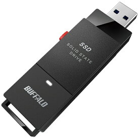 BUFFALO｜バッファロー SSD-SCT2.0U3-BA 外付けSSD USB-C＋USB-A接続 (PC・TV両対応、PS5対応) ブラック [2TB /ポータブル型]