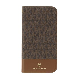 マイケルコース｜MICHAEL KORS MICHAEL KORS - Folio Case Bicolor with Tassel Charm for iPhone 13 [ Brown/Camel ] MICHAEL KORS　マイケルコース MKBCBCMFLIP2161