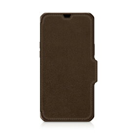 ITSKINS｜イッツキンズ ITSKINS - Hybrid Folio Leather for iPhone 13 [ Brown with real leather ] ITSKINS　イットスキンズ ブラウン AP2R-HYBRF-BNRL