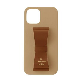 ランバン｜LANVIN LANVIN en Bleu - Slim Wrap Case Stand & Ring Ribbon 2-Tone for iPhone 13 [ Retro Red/Terracotta ] LANVIN en Bleu　ランバンオンブルー LBR2RRTWPIP2161