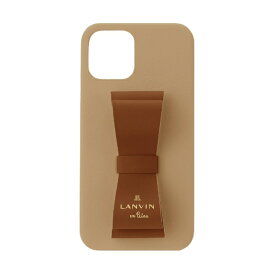 ランバン｜LANVIN LANVIN en Bleu - Slim Wrap Case Stand & Ring Ribbon 2-Tone for iPhone 13 Pro [ Retro Red/Terracotta ] LANVIN en Bleu　ランバンオンブルー LBR2RRTWPIP2162