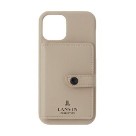 ランバン｜LANVIN LANVIN COLLECTION - Shell Case Pocket for iPhone 13 Pro [ Gray ] LANVIN COLLECTION　ランバンコレクション LCPTGRYSCIP2162