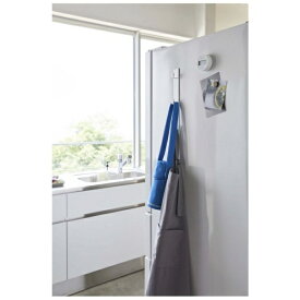 山崎実業｜Yamazaki プレート　マグネット冷蔵庫サイド縦型3連フック ホワイト 5250