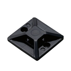 ELPA｜エルパ 結束バンドベース 100個入 KBB-N20100P(BK)