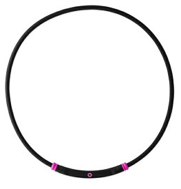 BANDEL｜バンデル 磁気ネックレス BOLD ネックレス ライトスポーツ Bold Necklace Lite Sports（52cm/ブラック×ピンク） HLCNBLSEBP52