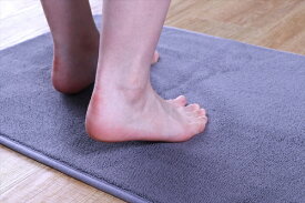 イケヒコ｜IKEHIKO 足元さらっとバスマット 35×50cm ブルー