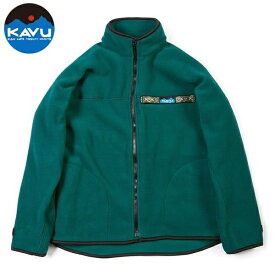 KAVU カブー メンズ フリース フルジップ スローシャツ Freece F/Z Throwshirts(Sサイズ/フォレスト) 19810137