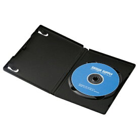 サンワサプライ｜SANWA SUPPLY Blu-ray/DVD/CD対応 トールケース 1枚収納×3 ブラック DVD-TN1-03BKN