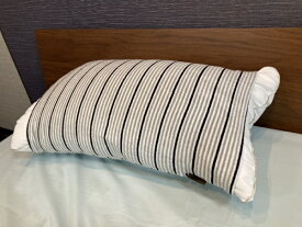 大宗｜DAISOU 【まくらカバー】のびのびパイルまくらカバー　ストライプ　(32×52cm/グレー)