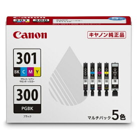 キヤノン｜CANON BCI-301+300/5MP 純正プリンターインク 5色マルチパック