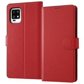 レイアウト｜rayout AQUOS zero6 手帳 マグネット レッド RT-AQZ6ELC1/R