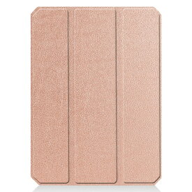 アイキューラボ｜iQ Labo iPad mini（第6世代）用 ペンシル収納付き PUレザーケース ローズゴールド IQ-IM6A-RGO