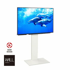 NAKAMURA｜ナカムラ 32〜60V型対応 テレビスタンド WALL V2 ハイタイプ サテンホワイト WLTVA6111