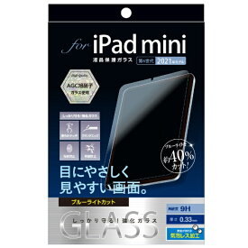 ナカバヤシ｜Nakabayashi iPad mini（第6世代）用 ガラスフィルム ブルーライトカット TBF-IPM21GKBC
