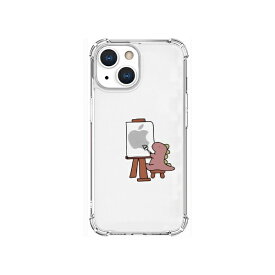 ROA｜ロア iPhone 13 mini対応 5.4 inch ソフトタフケース　おしごとザウルス—画家　ピンク AKAN AK20945i13MN【処分品の為、外装不良による返品・交換不可】