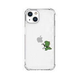 ROA｜ロア iPhone 13 対応 6.1inch 2眼ソフトタフケース　おしごとザウルス—日曜大工　グリーン AKAN AK20969i13
