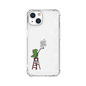 ROA｜ロア iPhone 13 対応 6.1inch 2眼ソフトタフケース ペインティング　グリーン AKAN AK20973i13