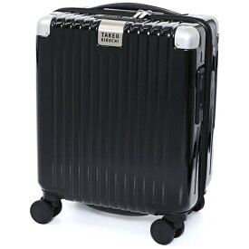 TAKEOKIKUCHI｜タケオキクチ TAKEOKIKUCHI TK-SET001 BLK [スーツケース フレームタイプ 旅行日数目安：1~3泊 22L ホールロック TSAロック搭載] SETTERSILVER ブラック SET001-BLK-22 [TSAロック搭載]