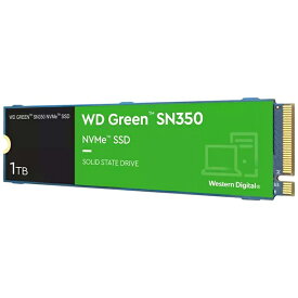 WESTERN DIGITAL｜ウェスタン デジタル WDS100T3G0C 内蔵SSD PCI-E Gen3 接続 WD GREEN SN350 [1TB /M.2]