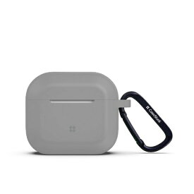 KUTUROGIAN｜クツロギアン AirPods (第3世代)用 耐衝撃シリコンケース Eiger Casestudi グレー CS-AP4-EGR-GY