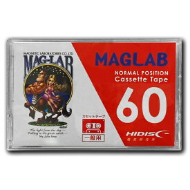 HIDISC｜ハイディスク 一般録音用カセットテープ60分 1本 HD-60CT1J-G [60分 /1本 /ノーマルポジション]