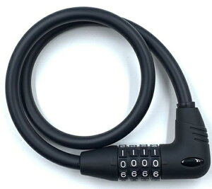 アサヒサイクル|Asahi Cycle ワイヤー錠 Easy Dial Lock2(10x600mm/マットブラック) 2690